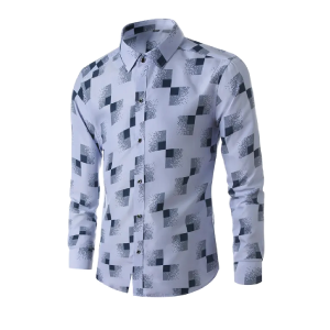 Men Regular Fit Floral Print Spread Collar Casual Shirt